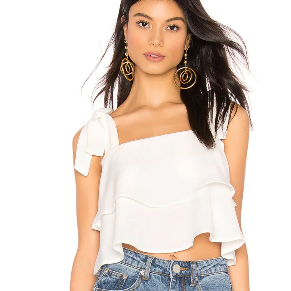 Superdown Helene Tie Strap Top